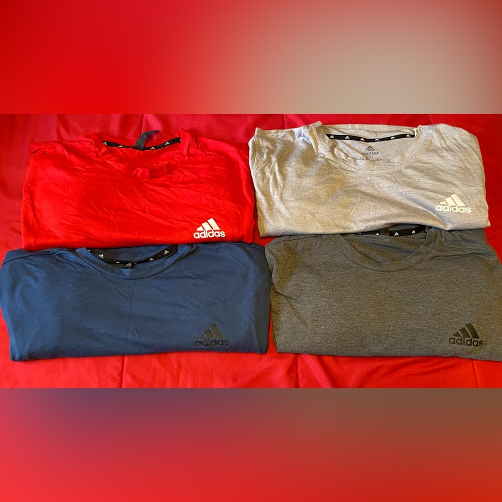 ADIDAS T SHIRTS 4 units